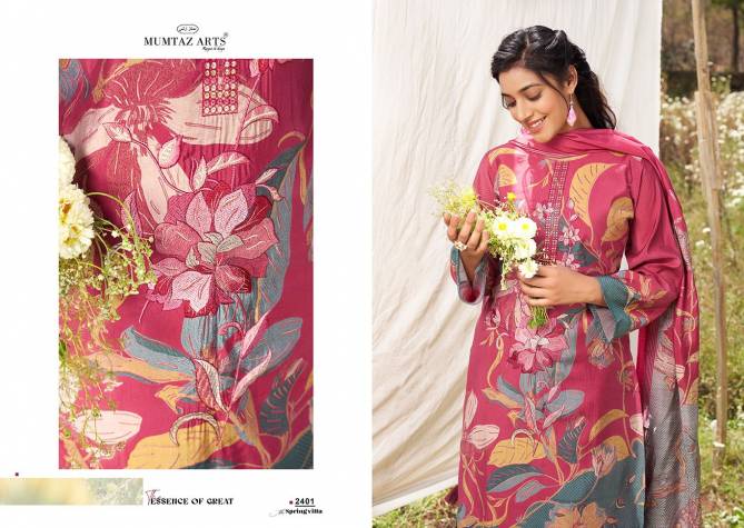 Spring Villa By Mumtaz Viscose Muslin Printed Suits Wholesale Price In Surat